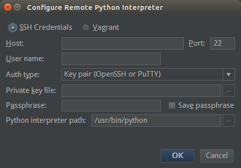 Configure Remote Python Interpreter